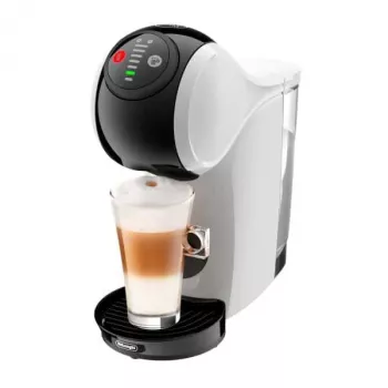Cafetera de cápsulas De’Longhi EDG226.W — depósito de agua de 0,8 l, presión de 15 bar, 1400 W, blanca