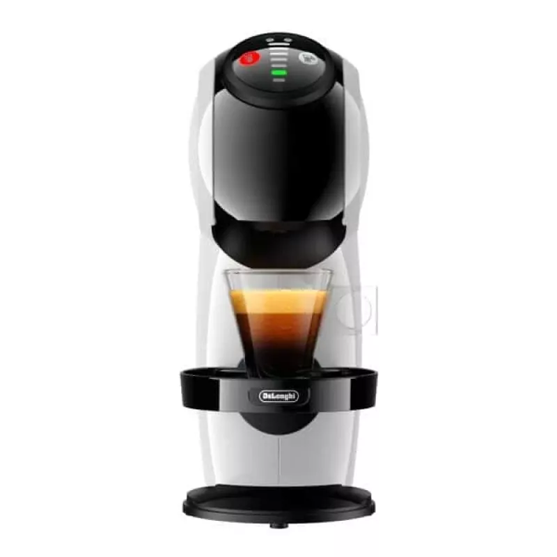 Cafetera de cápsulas De’Longhi EDG226.W — depósito de agua de 0,8 l, presión de 15 bar, 1400 W, blanca