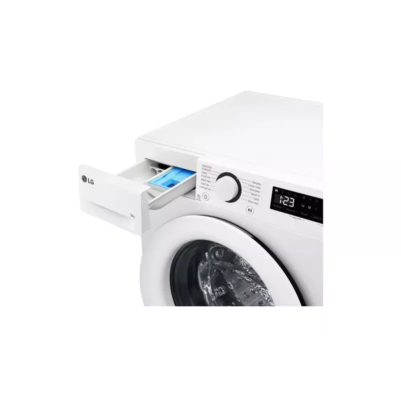 Lavadora de carga frontal LG F4WR509SWW 9 kg, 1400 rpm, clase energética A, blanca