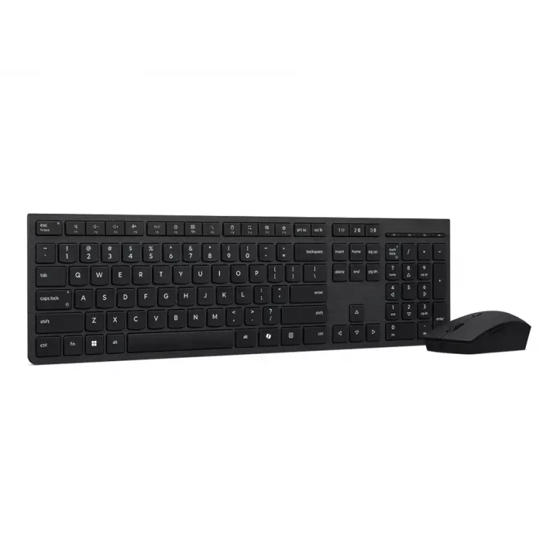 Lenovo 4X31R64357 teclado ratón incluido Office RF Wireless + Bluetooth QWERTY nórdico gris