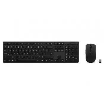 Lenovo 4X31R64357 teclado ratón incluido Office RF Wireless + Bluetooth QWERTY nórdico gris