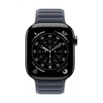 Correa Apple MGDA4ZM/A Accesorio para wearable Azul marino Poliéster Talla de muñeca 130-160 mm