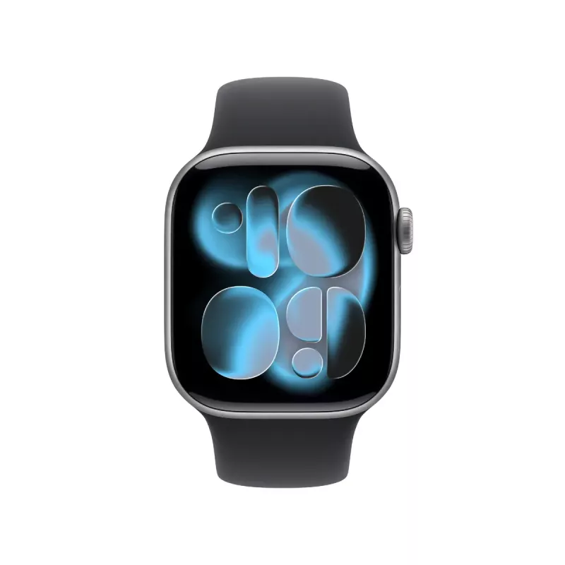 Smartwatch Apple Watch Series 11 GPS 42mm Caja de aluminio Space Grey con correa deportiva negra M/L