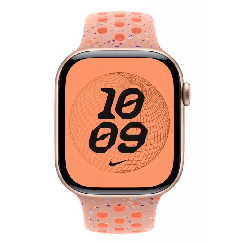 Correa Apple Nike Sport Band MGC74ZM/A Rosa Aluminio Fluoroelastómero 46 mm