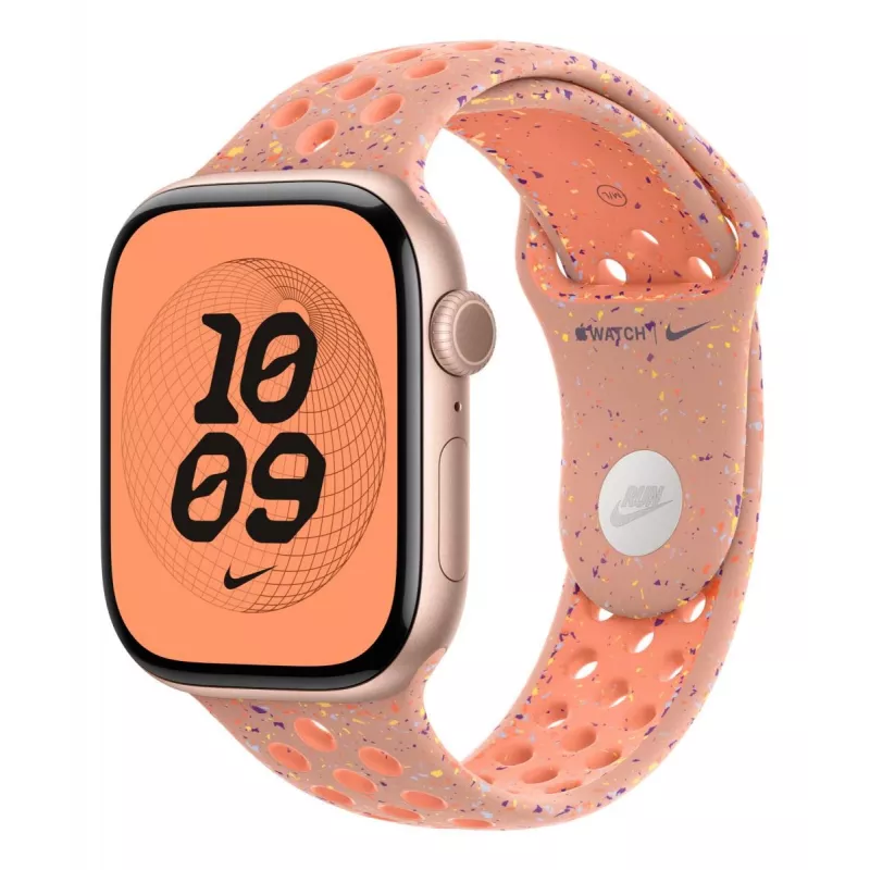 Correa Apple Nike Sport Band MGC74ZM/A Rosa Aluminio Fluoroelastómero 46 mm