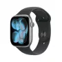 Smartwatch Apple Watch Series 11 GPS 46mm aluminio gris espacial correa deportiva negra M/L