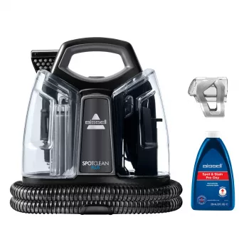 Máquina limpiadora de alfombras Bissell SpotClean Plus húmedo negro, transparente
