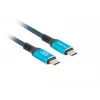 Lanberg CA-CMCM-44CU-0005-BK cable USB-C M/M USB4 de 0,5 m, 240 W, 8K 60 Hz
