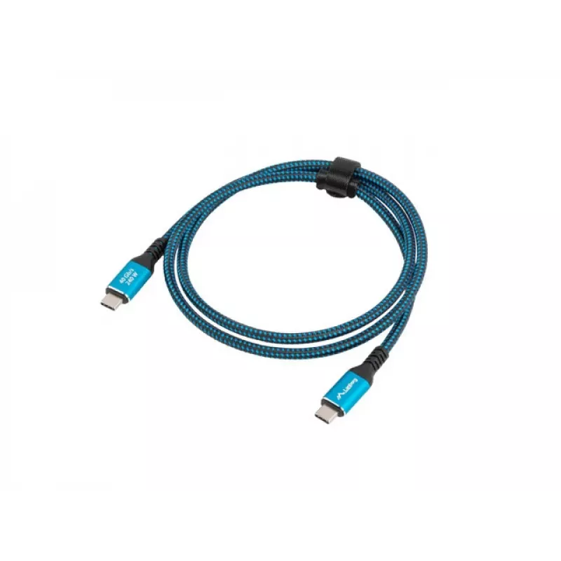 Lanberg CA-CMCM-44CU-0005-BK cable USB-C M/M USB4 de 0,5 m, 240 W, 8K 60 Hz