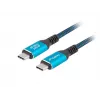 Lanberg CA-CMCM-44CU-0005-BK cable USB-C M/M USB4 de 0,5 m, 240 W, 8K 60 Hz