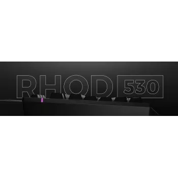 Teclado gaming con cable de tamaño completo Genesis Rhod 530, USB, QWERTY US, membrana, iluminación RGB, 114 teclas, cable de 1,8 m, negro