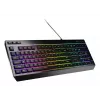 Teclado gaming con cable de tamaño completo Genesis Rhod 530, USB, QWERTY US, membrana, iluminación RGB, 114 teclas, cable de 1,8 m, negro
