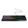 Teclado gaming con cable de tamaño completo Genesis Rhod 530, USB, QWERTY US, membrana, iluminación RGB, 114 teclas, cable de 1,8 m, negro