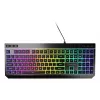 Teclado gaming con cable de tamaño completo Genesis Rhod 530, USB, QWERTY US, membrana, iluminación RGB, 114 teclas, cable de 1,8 m, negro