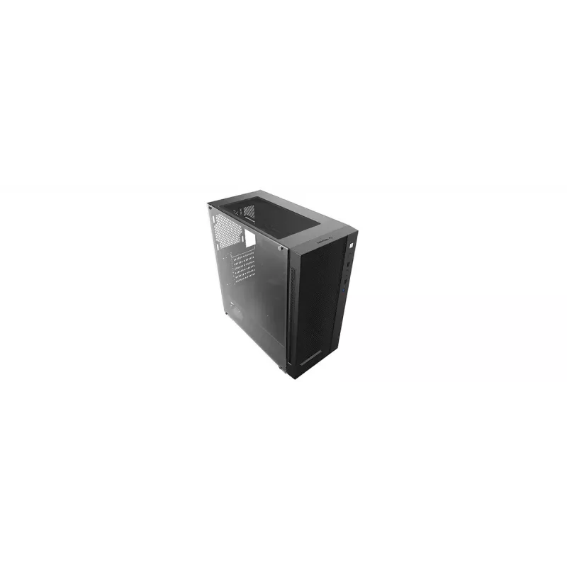 Caja de PC DeepCool Matrexx 55 Mesh semitorre negra — ATX, cristal templado, compatible con ventiladores de 120/140 mm