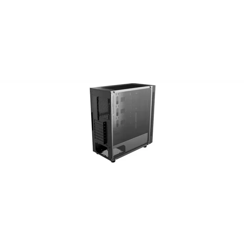 Caja de PC DeepCool Matrexx 55 Mesh semitorre negra — ATX, cristal templado, compatible con ventiladores de 120/140 mm