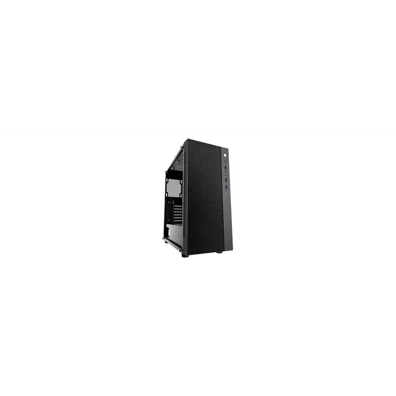Caja de PC DeepCool Matrexx 55 Mesh semitorre negra — ATX, cristal templado, compatible con ventiladores de 120/140 mm