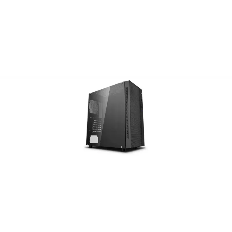 Caja de PC DeepCool Matrexx 55 Mesh semitorre negra — ATX, cristal templado, compatible con ventiladores de 120/140 mm