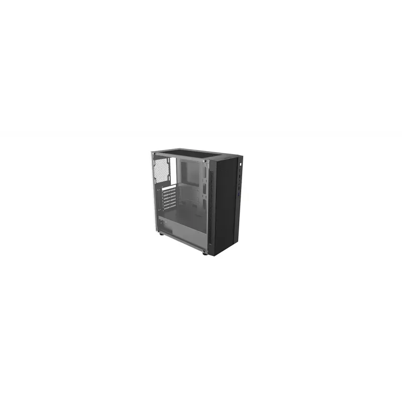 Caja de PC DeepCool Matrexx 55 Mesh semitorre negra — ATX, cristal templado, compatible con ventiladores de 120/140 mm