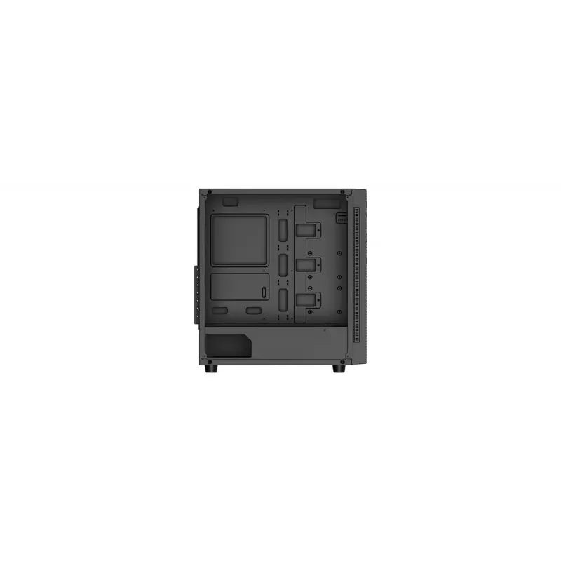 Caja de PC DeepCool Matrexx 55 Mesh semitorre negra — ATX, cristal templado, compatible con ventiladores de 120/140 mm