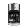 Cafetera de filtro Adler AD 4407, 550 W, jarra de 0,7 L, plata/negro, semiautomática