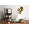 Cafetera de filtro Adler AD 4407, 550 W, jarra de 0,7 L, plata/negro, semiautomática