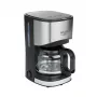 Cafetera de filtro Adler AD 4407, 550 W, jarra de 0,7 L, plata/negro, semiautomática