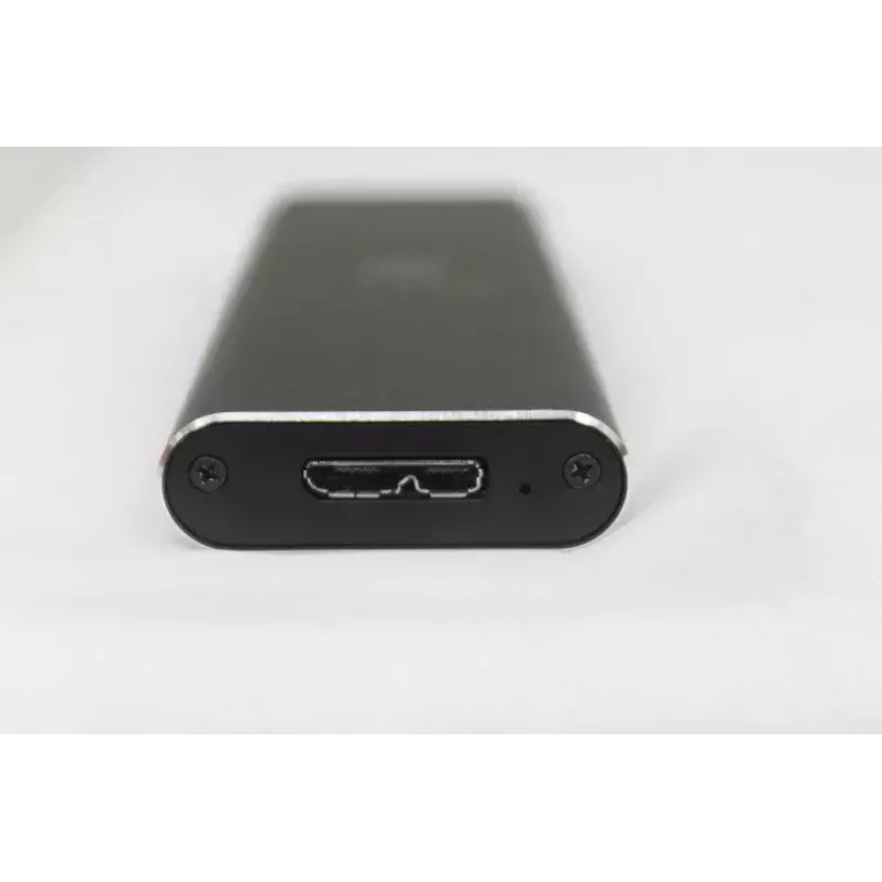 Unidad SSD Icy Box 1x mSATA SSD a USB 3.0 Host Aluminio negro IB-183M2