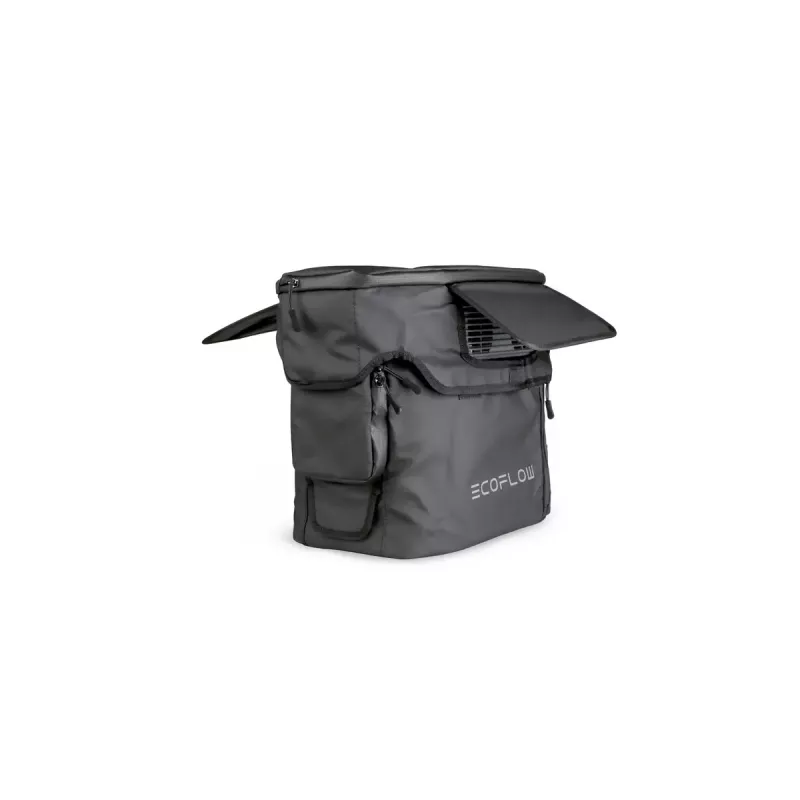 Bolsa de transporte EcoFlow BMR330 para estación de energía portátil, negra, funda protectora duradera