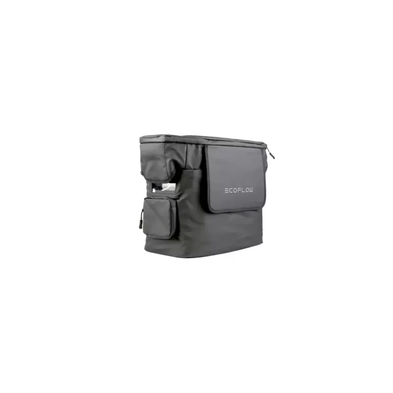 Bolsa de transporte EcoFlow BMR330 para estación de energía portátil, negra, funda protectora duradera