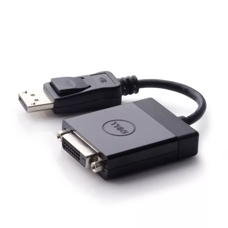 DELL 470-ABEO Adaptador de cable de vídeo DisplayPort DVI Negro