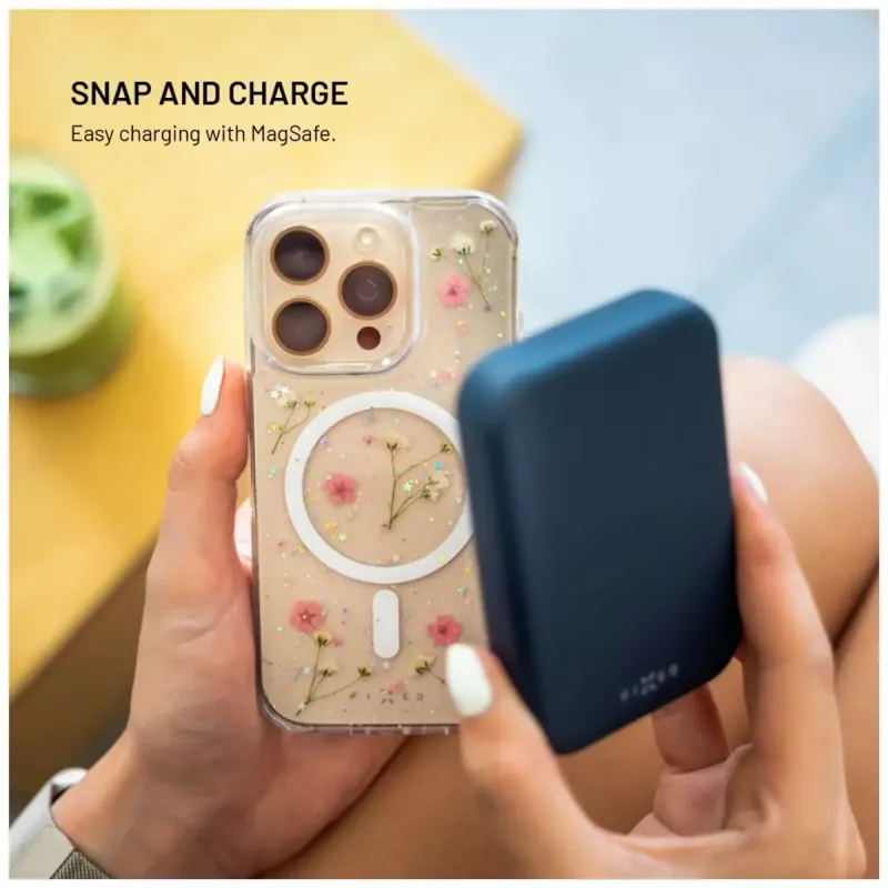 Tapa trasera FIXED MagBloom para Apple iPhone 17 Pro — TPU, Blush Plum