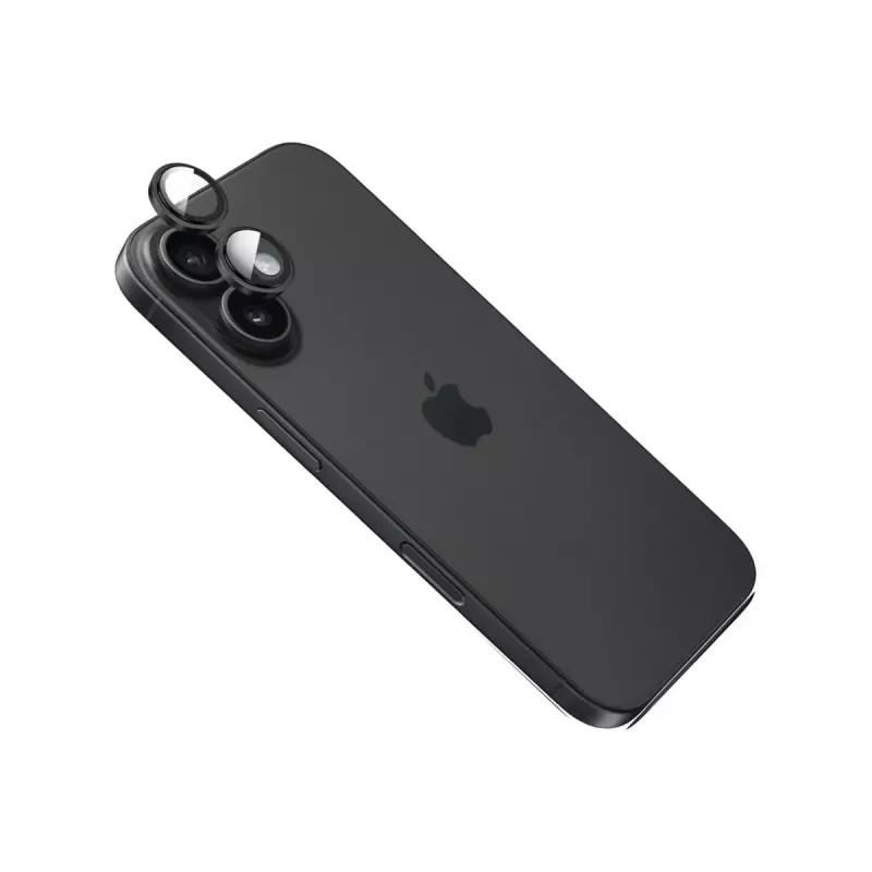 FIXED Vidrio para cámara para Apple iPhone 17 — Vidrio Negro