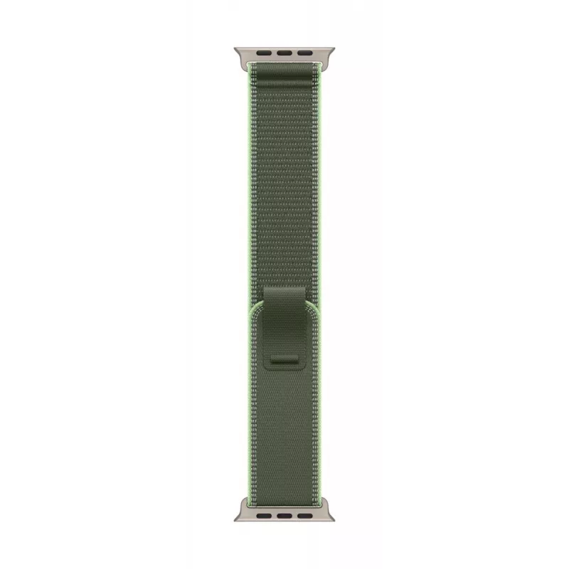 Correa Apple MFT54ZM/A Smartwatch Verde Titanio Poliéster Elastano Nylon