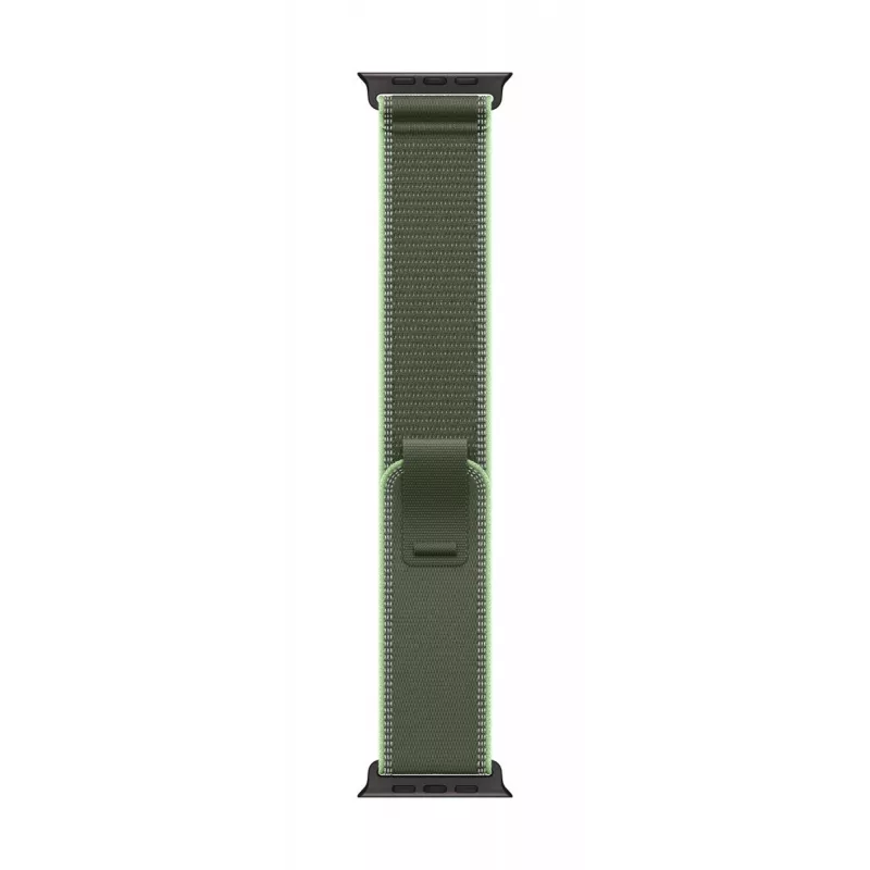 APPLE Trail Loop 49 mm verde/neón – S/M – acabado titanio negro