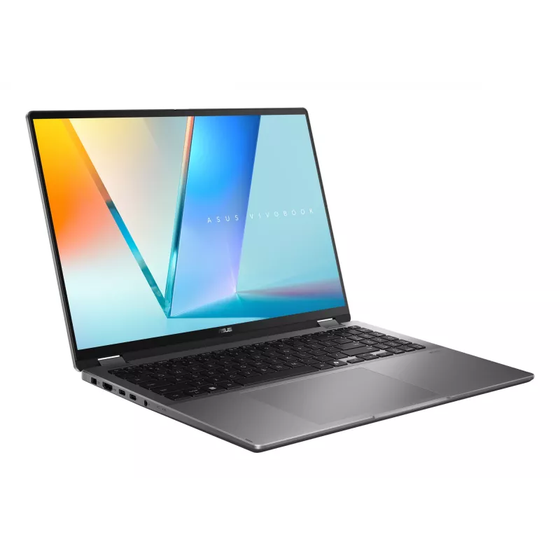 Portátil híbrido 2 en 1 ASUS Vivobook 16 Flip TP3607SH-RJ013W — Intel Core Ultra 7 258V, pantalla táctil 16 inch 3K, 32 GB LPDDR5x, 1 TB SSD, NVIDIA GeForce RTX 5050, WIN11 Home, gris