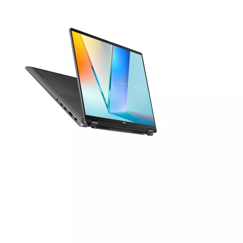 Portátil híbrido 2 en 1 ASUS Vivobook 16 Flip TP3607SH-RJ013W — Intel Core Ultra 7 258V, pantalla táctil 16 inch 3K, 32 GB LPDDR5x, 1 TB SSD, NVIDIA GeForce RTX 5050, WIN11 Home, gris