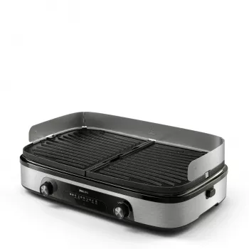 Plancha de asar eléctrica Philips HD6222/90 2400 W Negro Acero inoxidable