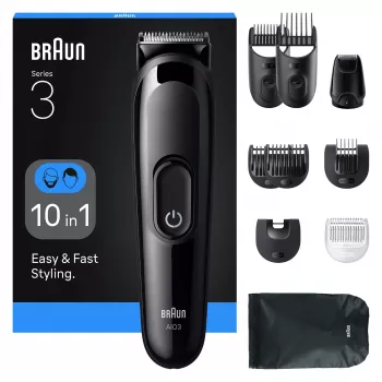Braun AIO3560 Cortapelos/Recortador Negro 14 Níquel-metal hidruro (NiMH)