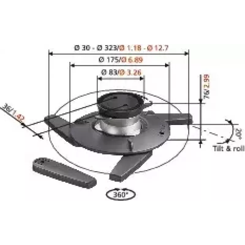 Vogel's EPC 6545 - Soporte de techo para proyector