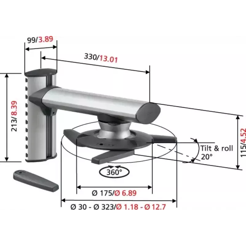 Vogel's EPW 6565 – Soporte de pared para proyector
