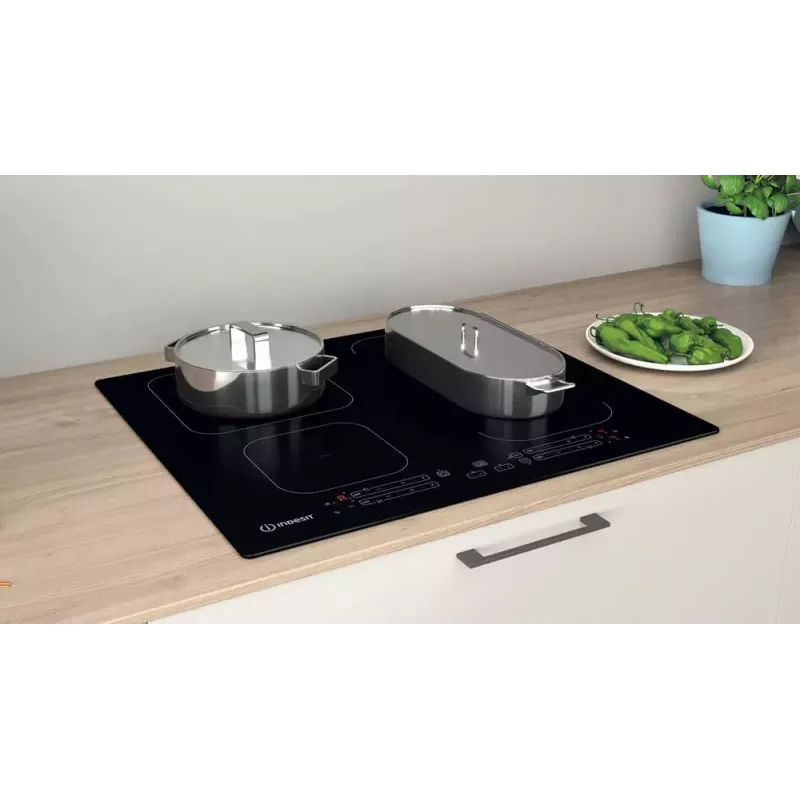 Indesit IB 65B60 NE Negro Integrable 59 cm Placa de inducción 4 zona(s)