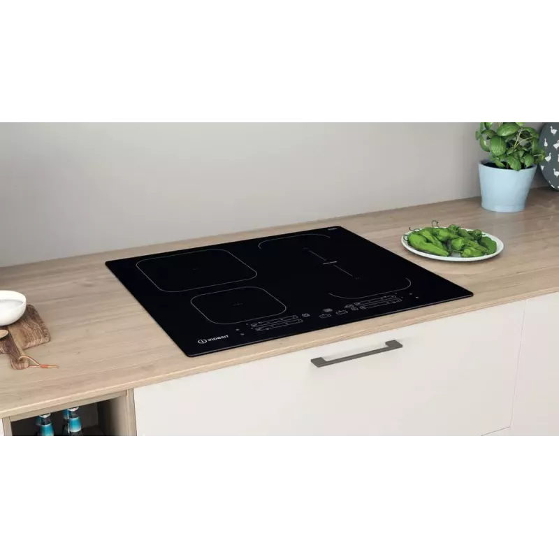 Indesit IB 65B60 NE Negro Integrable 59 cm Placa de inducción 4 zona(s)