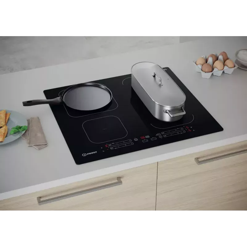 Indesit IB 65B60 NE Negro Integrable 59 cm Placa de inducción 4 zona(s)