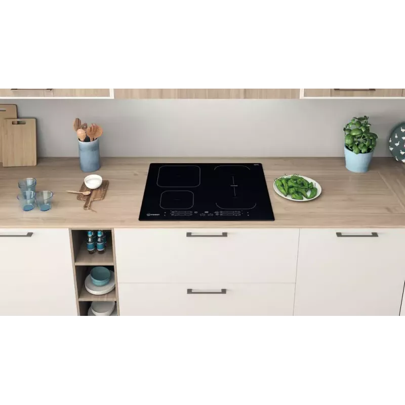 Indesit IB 65B60 NE Negro Integrable 59 cm Placa de inducción 4 zona(s)