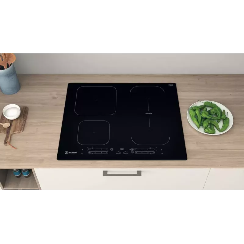 Indesit IB 65B60 NE Negro Integrable 59 cm Placa de inducción 4 zona(s)