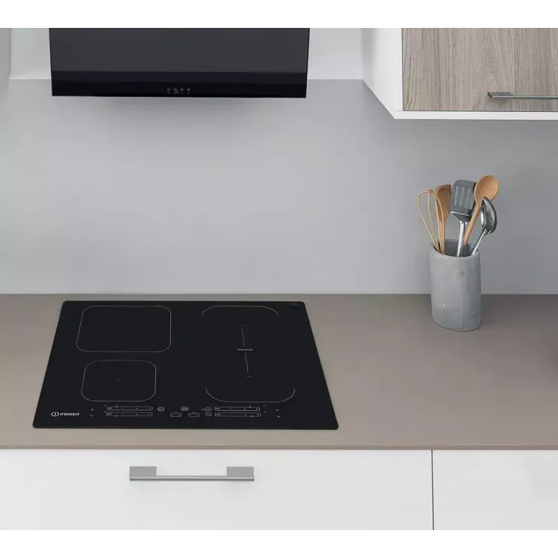 Indesit IB 65B60 NE Negro Integrable 59 cm Placa de inducción 4 zona(s)