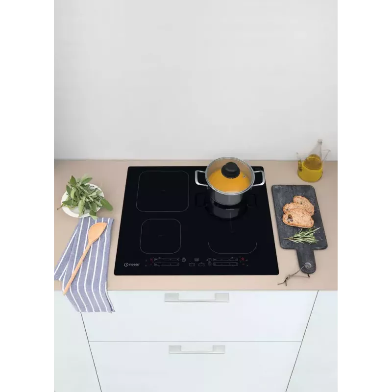 Indesit IB 65B60 NE Negro Integrable 59 cm Placa de inducción 4 zona(s)