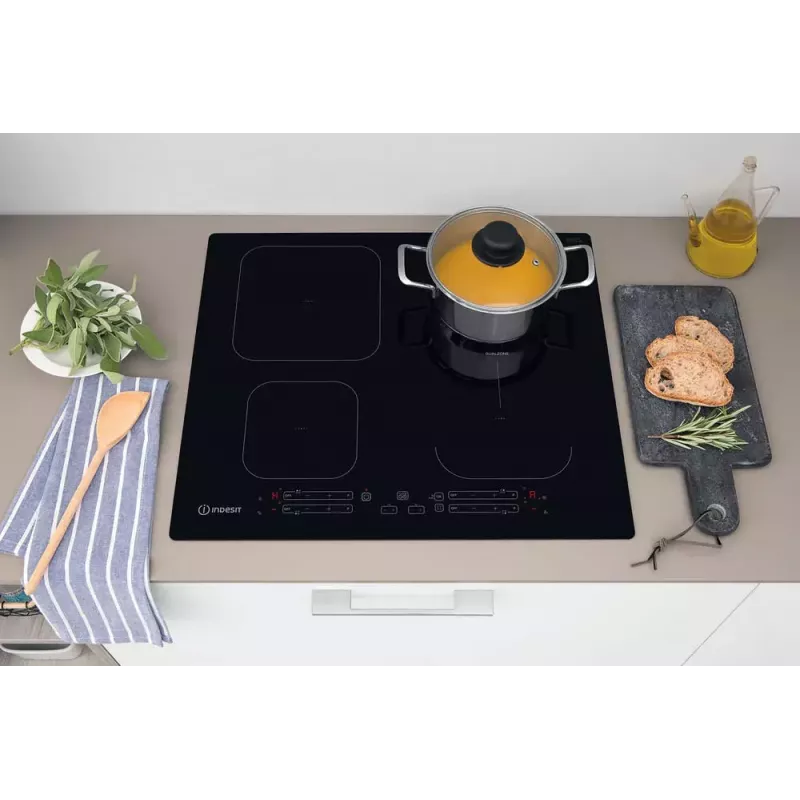Indesit IB 65B60 NE Negro Integrable 59 cm Placa de inducción 4 zona(s)
