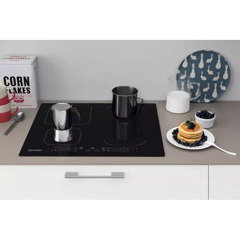 Indesit IB 65B60 NE Negro Integrable 59 cm Placa de inducción 4 zona(s)